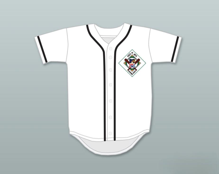 Camiseta de béisbol personalizada con cualquier nombre y número de COACH SAMMY HAGAR SALAMANDERS, 1er derby anual ROCK N' JOCK DIAMOND 1990, cosido a medida, tallas S-6XL
