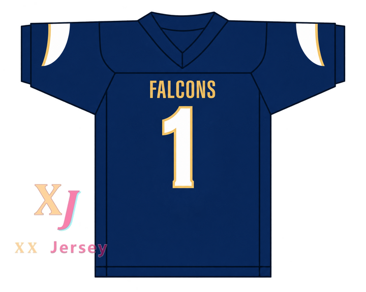 Custom Stefon Diggs 1 Our Lady of Good Counsel High School Falcons Football Jersey