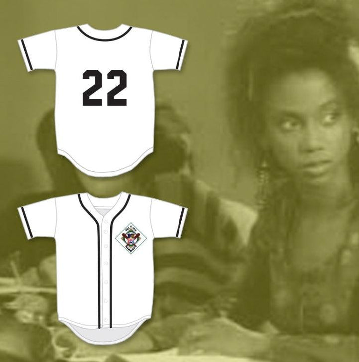 Personalizado Cualquier Nombre Número HOLLY ROBINSON 22 SALAMANDRAS CAMISETA DE BÉISBOL 1.ª ANUAL ROCK N' JOCK DIAMOND DERBY 1990 Cosido superior S-6XL
