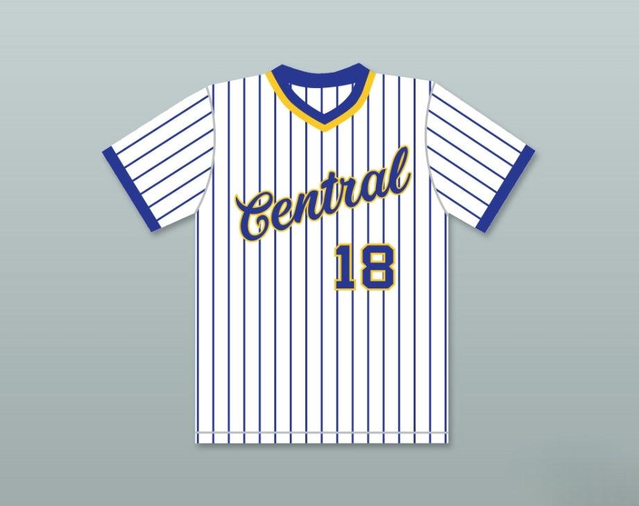 Custom Any Name Number DAN MARINO 18 CENTRAL CATHOLIC HIGH SCHOOL VIKINGS PINSTRIPED BASEBALL JERSEY Top Stitched S-6XL