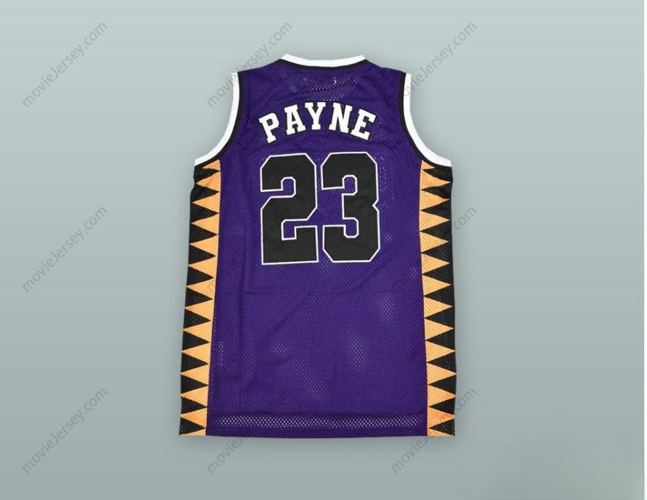 PERSONALIZA Cualquier Nombre Número MARTIN PAYNE 23 PÚRPURA CAMISETA DE BALONCESTO Cosida S-6XL