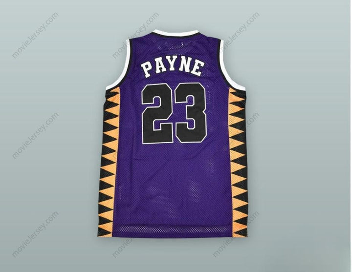 PERSONALIZA Cualquier Nombre Número MARTIN PAYNE 23 PÚRPURA CAMISETA DE BALONCESTO Cosida S-6XL