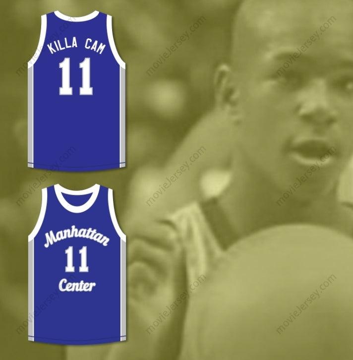 PERSONALIZA CUALQUIER Nombre Número RAPERO CAMERON 'KILLA CAM' GILES 11 CENTRO CARNEROS AZUL CAMISETA BALONCESTO Cosida S-6XL
