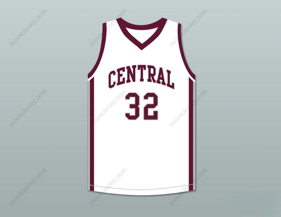 PERSONALIZA CUALQUIER Nombre Número AARON HERNANDEZ 32 CAMISETA DE BALONCESTO BLANCA DE LOS BRISTOL CENTRAL RAMS ASESINO POR DENTRO: LA MENTE DE AARON HERNANDEZ Cosida en la parte superior S-6XL