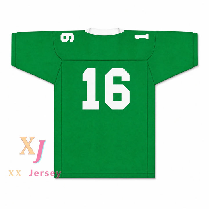 Isidore Newman High School 16 Football Jersey — green back view