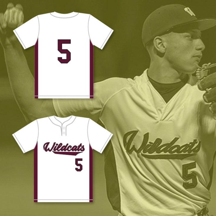 Personalizado Cualquier Nombre Número PATRICK MAHOMES 5 WHITEHOUSE HIGH SCHOOL WILDCATS CAMISETA DE BÉISBOL BLANCA 1 Costura Superior S-6XL