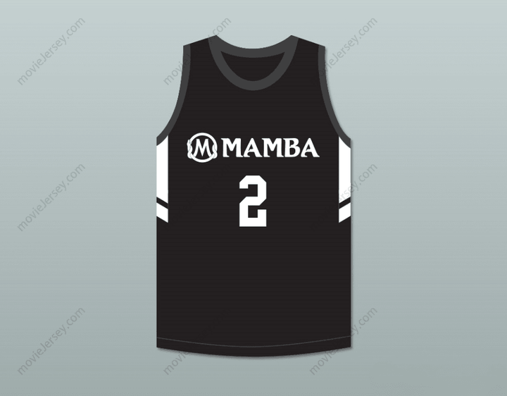 CUSTOM ANY Name Number GIANNA 2 MAMBA BALLERS BLACK BASKETBALL JERSEY VERSION 3 Top Stitched S-6XL