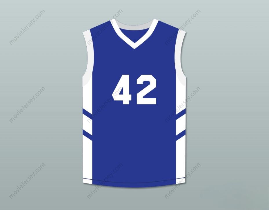 PERSONALIZAR Cualquier Nombre Número VIN BAKER 42 AZUL CAMISETA BALONCESTO EL BIG BANG DE DENNIS RODMAN EN PYONGYANG Costura Superior S-6XL