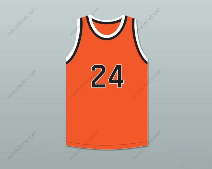 PERSONALIZADO CUALQUIER Nombre Número JOE NAMATH 24 BEAVER FALLS HIGH SCHOOL TIGERS CAMISETA DE BALONCESTO NARANJA 1 Parte superior Cosida S-6XL