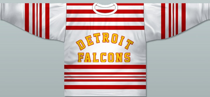 Custom Any Name Number DETROIT FALCONS 1930-32 HOCKEY JERSEY ANY PLAYER OR NUMBER NEW Stitched Top Stitched S-6XL