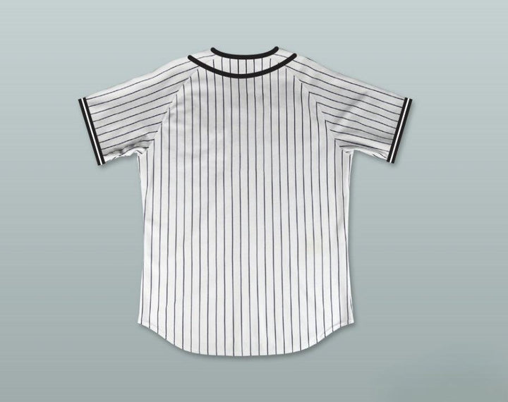 Camiseta de béisbol a rayas blancas de TWILIGHT EDWARD CULLEN con número de nombre personalizado, cosida, tallas S-6XL