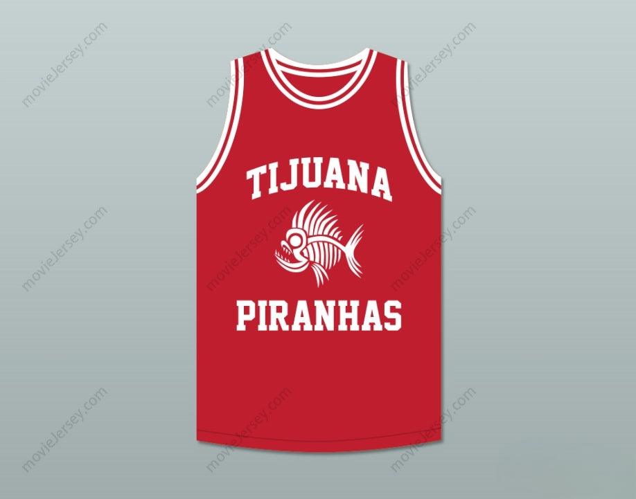CUSTOM ANY Name Number SERGE IBAKA 19 TIJUANA PIRANHAS RED BASKETBALL JERSEY MEXICAN EXPANSION TEAM Top Stitched S-6XL