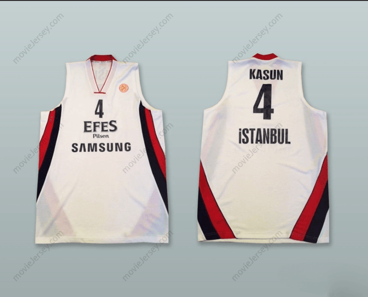 PERSONALIZA Cualquier Nombre Número MARIO KASUN 4 ANADOLU EFES SK ESTAMBUL TURQUÍA CAMISETA DE BALONCESTO Cosido S-6XL