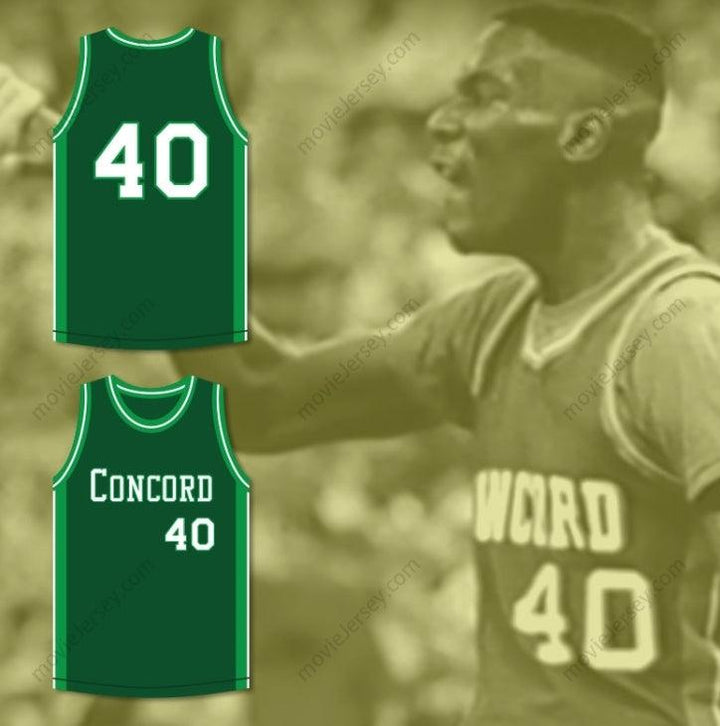 PERSONALIZA Cualquier Nombre Número SHAWN KEMP 40 CONCORD HIGH SCHOOL MINUTEMEN CAMISETA DE BALONCESTO DE VISITANTE BORDADA S-6XL