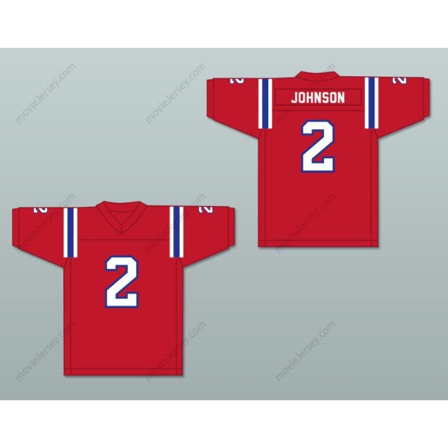 PERSONALIZA Cualquier Nombre Número 1983 USFL TRUMAINE JOHNSON 2 CHICAGO BLITZ ROAD Camiseta de Fútbol Americana Cosida S-6XL