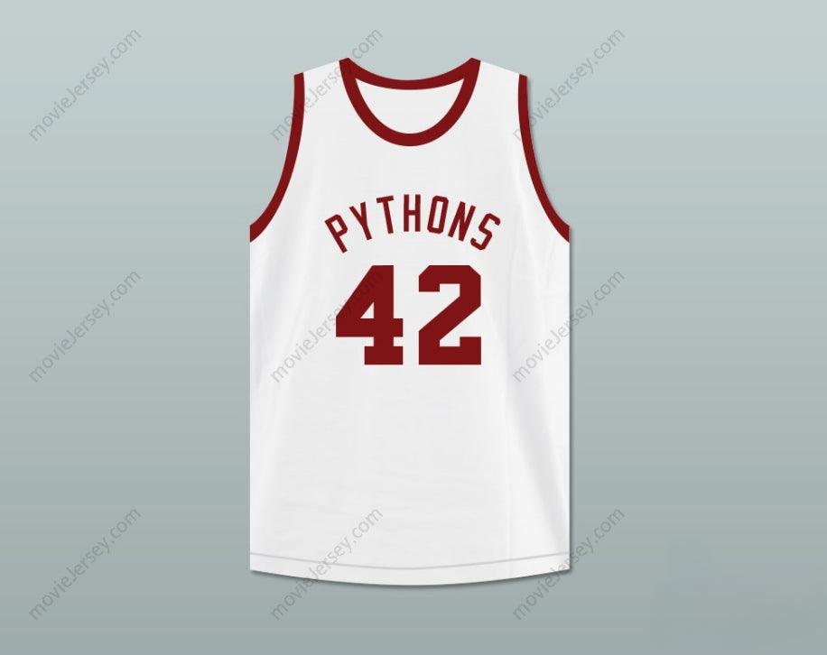 CUSTOM ANY Name Number REVEREND GRADY JACKSON 42  PYTHONS BASKETBALL JERSEY THE FISH THAT SAVED  Top Stitched S-6XL