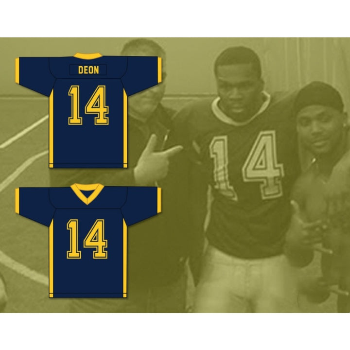 CUSTOM ANY Name Number DEON 14 LAKERS HIGH SCHOOL FOOTBALL JERSEY ALL THINGS FALL APART Top Stitched S-6XL