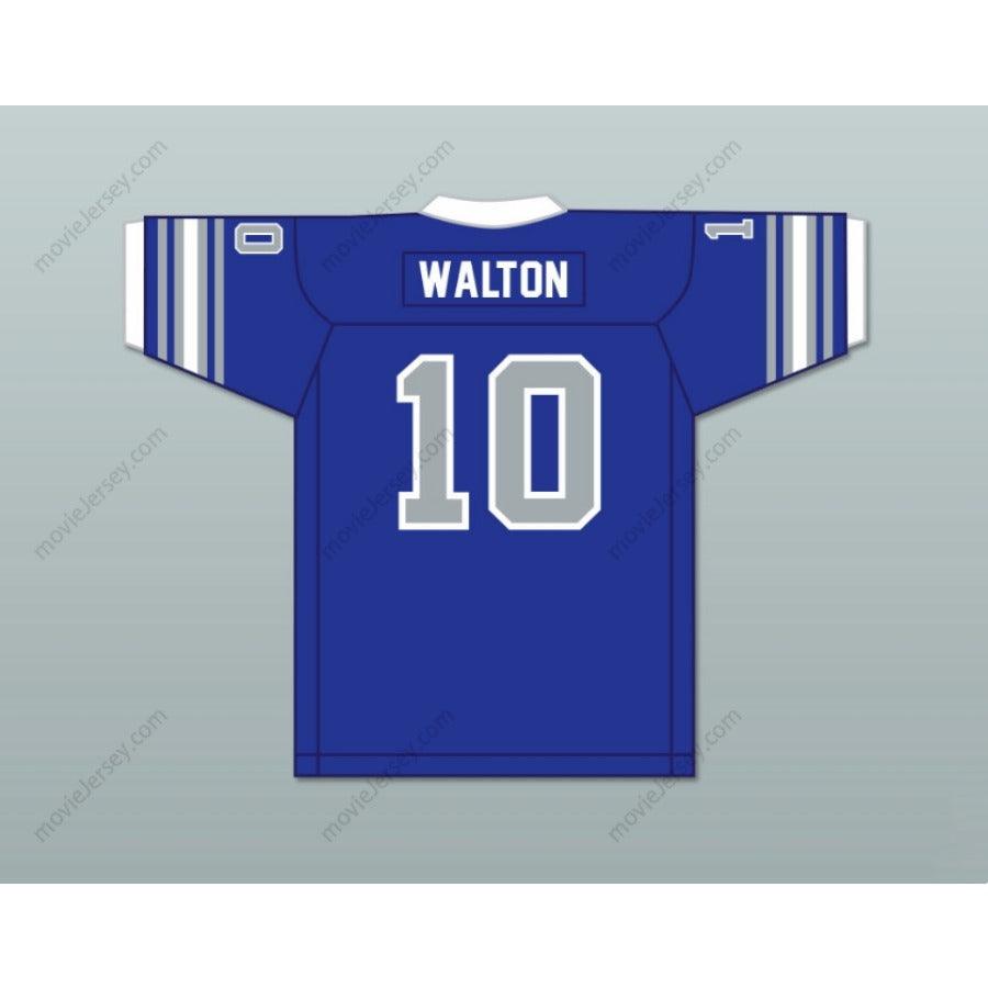 PERSONALIZADA CUALQUIER Nombre Número 1975 WFL JOHNNIE WALTON 10 SAN ANTONIO WINGS ROAD Camiseta de Fútbol Americana Cosida S-6XL