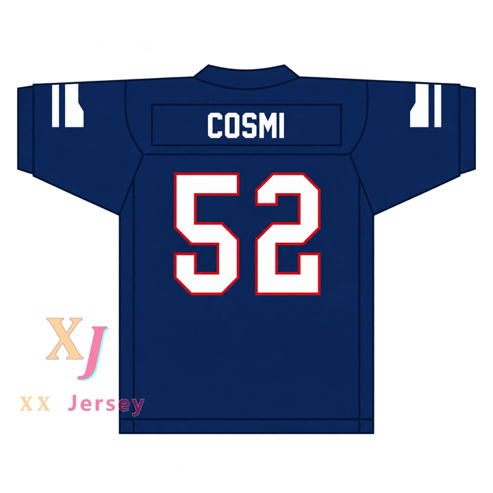 Custom Sam Cosmi 52 Atascocita High School Football Jersey