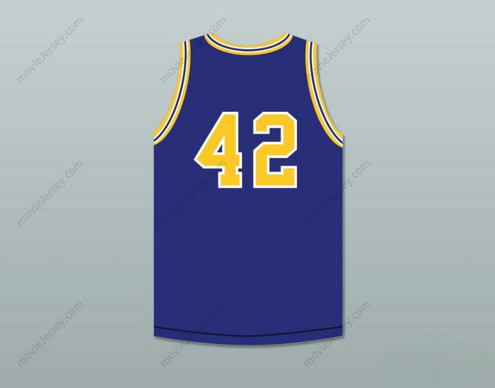 PERSONALIZA cualquier nombre y número AL HORFORD 42 GRAND LEDGE HIGH SCHOOL COMETS CAMISETA DE BALONCESTO AZUL MARINO 1 Top Cosido S-6XL