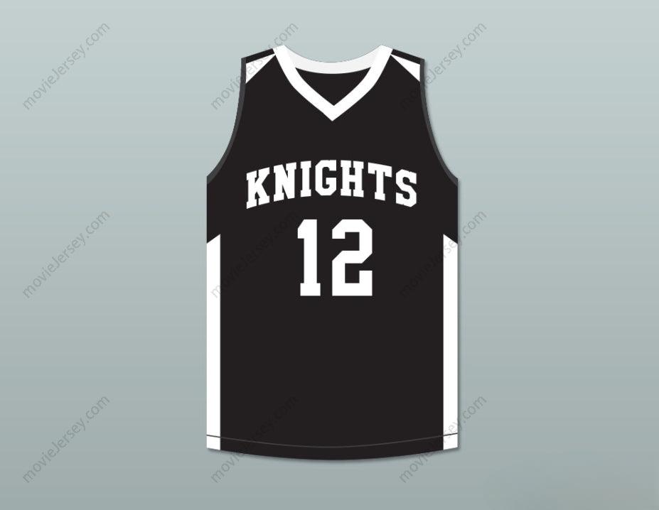CUSTOM ANY Name Number JA MORANT 12 CRESTWOOD HIGH SCHOOL KNIGHTS BLACK BASKETBALL JERSEY 2 Top Stitched S-6XL