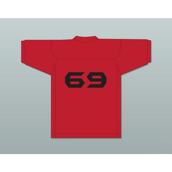 PERSONALIZA CUALQUIER Nombre Número AS 69 TITANS LIGA INTERNA FÚTBOL BANDERA JERSEY A FONDO Bordado S-6XL
