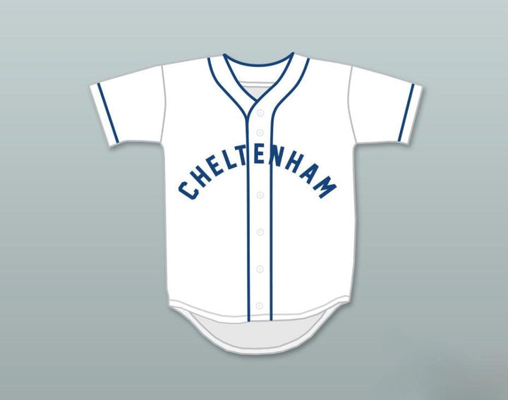 Camiseta de béisbol blanca CHELTENHAM HIGH SCHOOL PANTHERS, número 44 REGGIE JACKSON, cualquier nombre, 1 bordado, tallas S-6XL