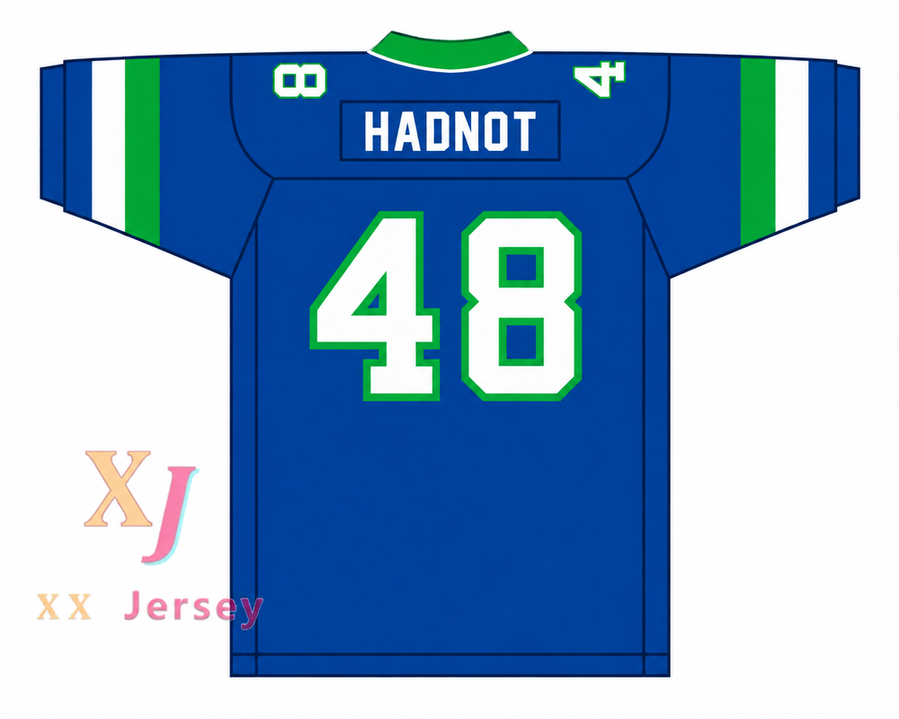 PERSONALIZA Cualquier Nombre Número 1985 USFL JAMES HADNOT 48 SAN ANTONIO GUNSLINGERS ROAD Camiseta de fútbol con costuras S-6XL