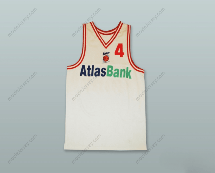 PERSONALIZADO Cualquier Nombre Número KK FMP ZELEZNIK BELGRADO SERBIA CAMISETA DE BALONCESTO BLANCA Parte Superior Cosida S-6XL