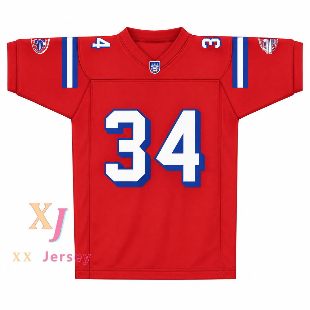 PERSONALIZA Cualquier Nombre Número WALTER COCHRAN 34 WASHINGTON SENTINELS HOME Camiseta Fútbol Cosida S-6XL