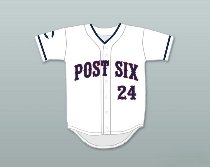 Personalizada cualquier nombre número BRANDON NIMMO 24 POST SIX CAMISETA DE BÉISBOL BLANCA 2 Costuras dobles S-6XL