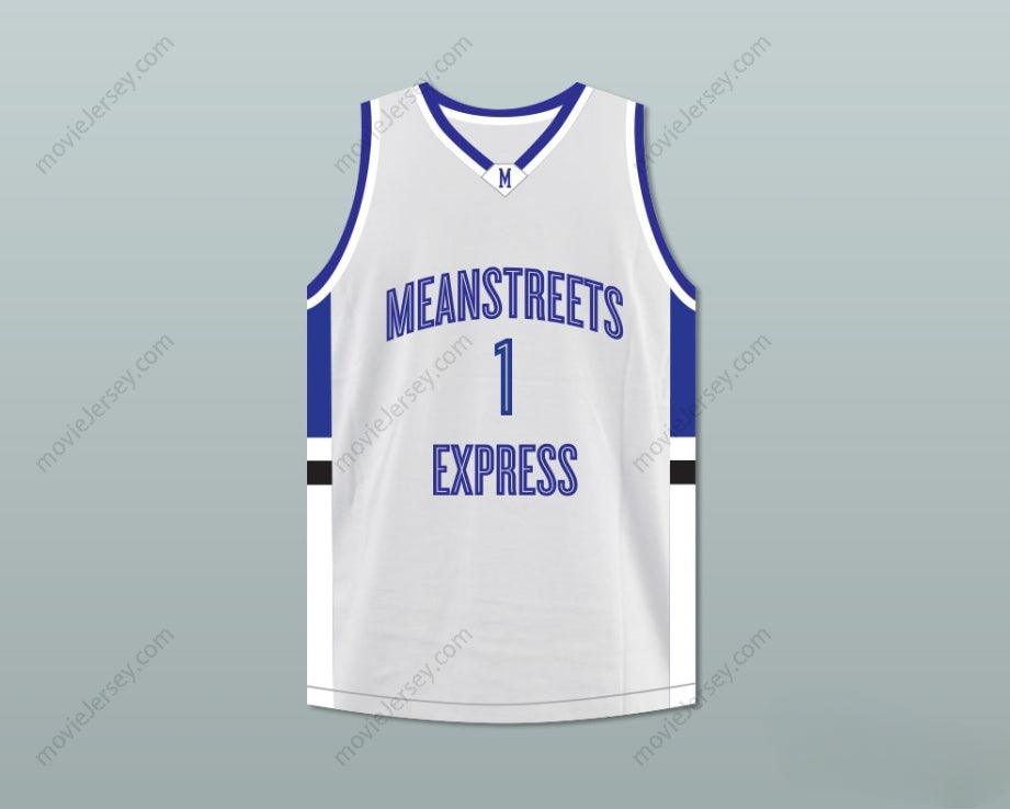 PERSONALIZA Cualquier Nombre Número DERRICK ROSE 1 CAMISETA DE BALONCESTO MEAN STREETS EXPRESS Tallas S-6XL Cosida