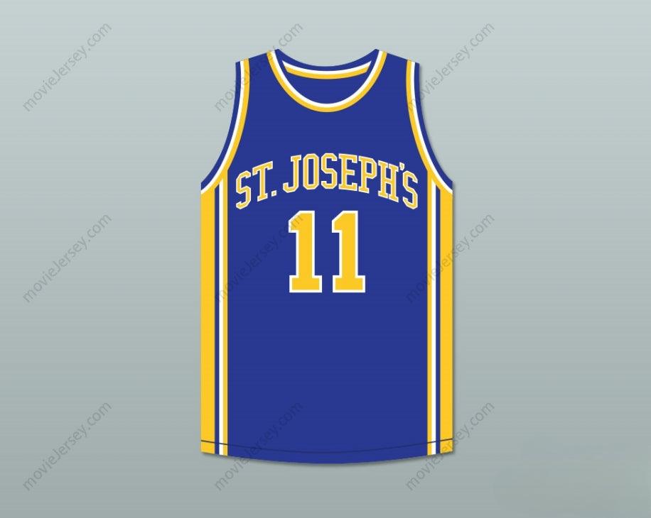 CUSTOM ANY Name Number SALEH WINTAMBUH 11 ST JOSEPH'S BASKETBALL JERSEY THE AIR UP THERE Top Stitched S-6XL