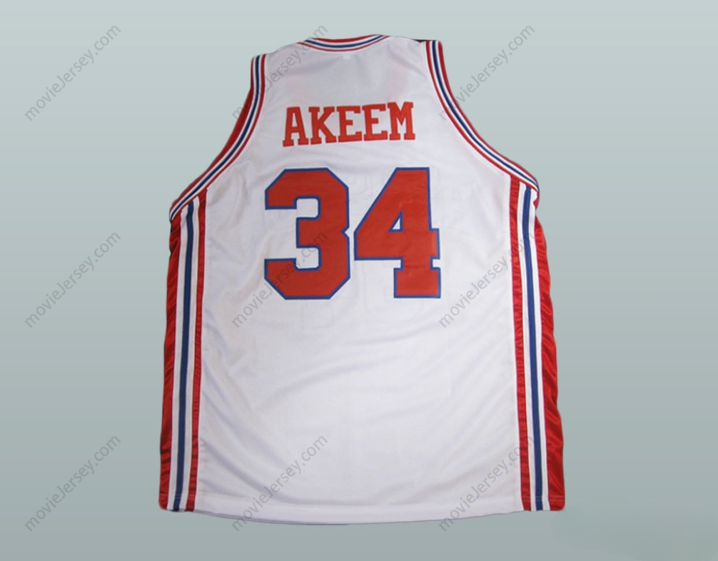 CUSTOM ANY Name Number AKEEM THE DREAM OLAJAWON BASKETBALL JERSEY ANY PLAYER Top Stitched S-6XL