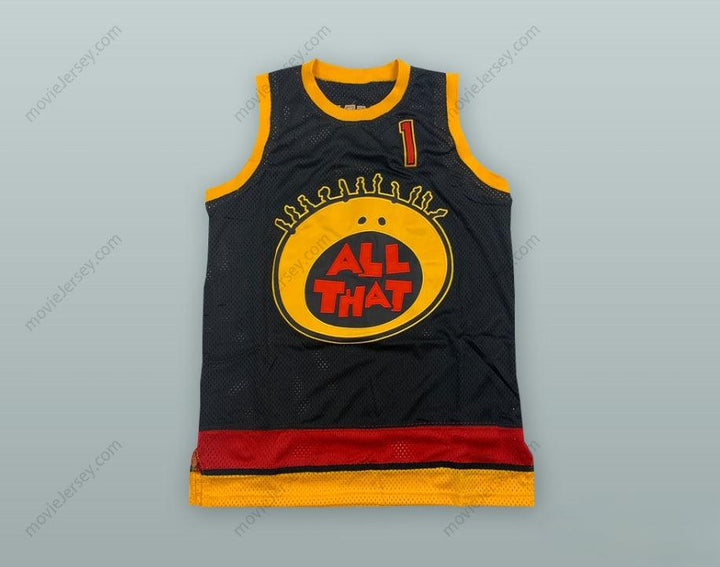 PERSONALIZA cualquier Nombre Número NICK CANNON 1 ALL THAT BALONCESTO JERSEY Top Bordado S-6XL