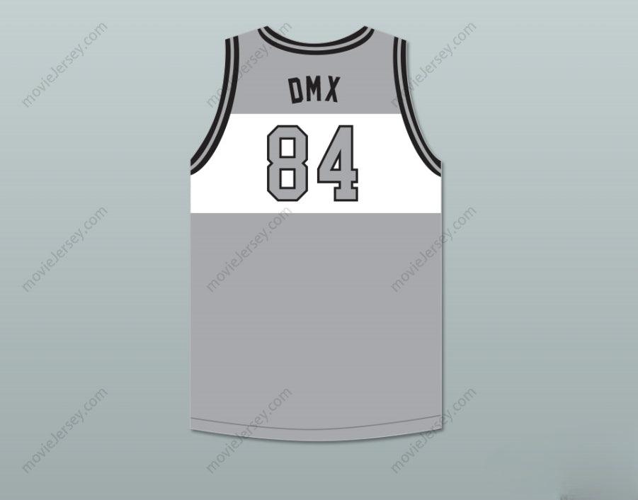 PERSONALIZA Cualquier Nombre Número DMX 84 ROUGH RYDERS GRIS CAMISETA BALONCESTO 4 Puntadas Superiores S-6XL