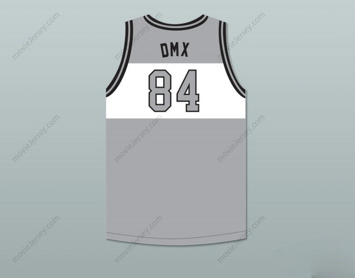 PERSONALIZA Cualquier Nombre Número DMX 84 ROUGH RYDERS GRIS CAMISETA BALONCESTO 4 Puntadas Superiores S-6XL