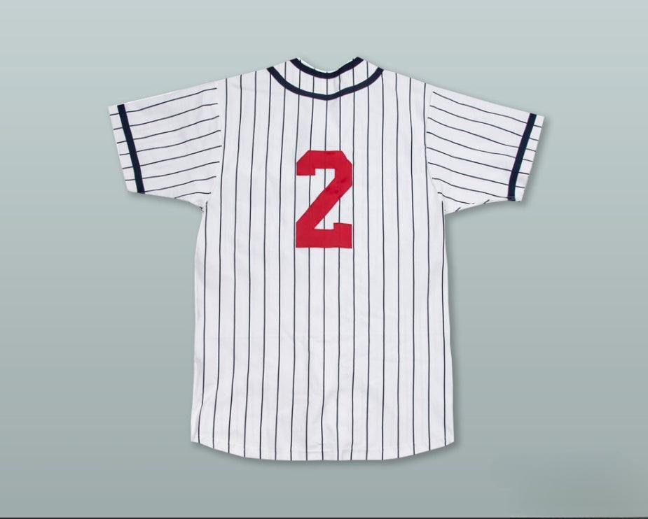 Camiseta de béisbol a rayas blancas de la Liga Negra con cualquier nombre y número personalizado, BLACK CRACKERS 2, con costuras superiores S-6XL