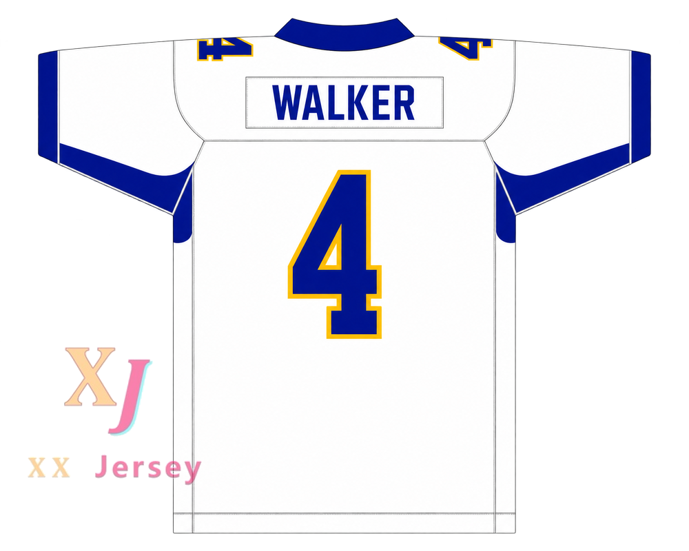 PERSONALIZADO Cualquier Nombre Número QUAY WALKER 4 CRISP COUNTY HIGH SCHOOL COUGARS Camiseta de Fútbol Cosida Tallas S-6XL