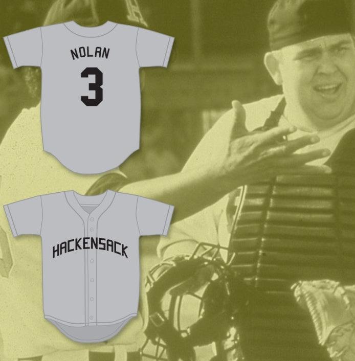Camiseta de béisbol gris personalizada SPIKE NOLAN 3 con cualquier nombre y número BREWSTER'S MILLIONS con costuras superiores S-6XL