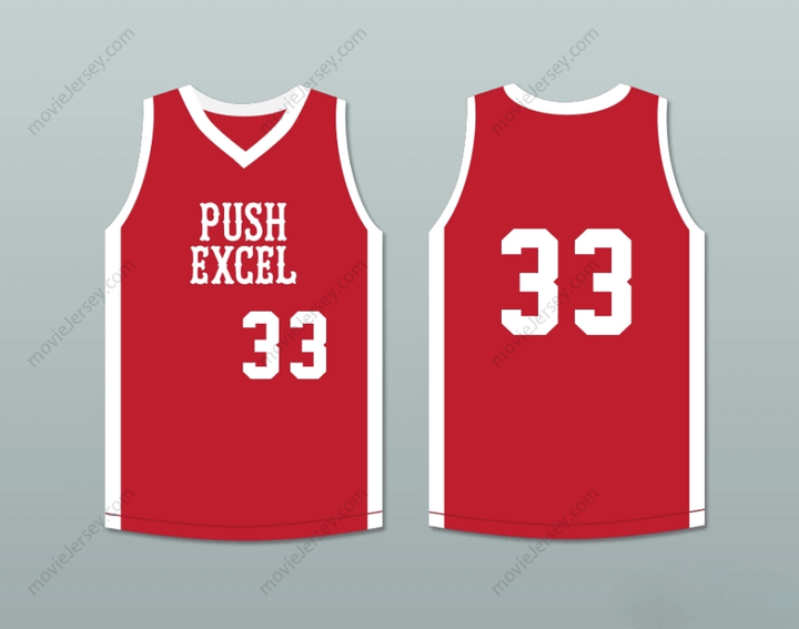PERSONALIZA CUALQUIER Nombre Número UWE BLAB 33 EMPUJAR EXCEL PROFESIONAL BALONCESTO CLÁSICA CAMISETA BALONCESTO ROJA 1985 EVENTO BENÉFICO Costuras de Calidad S-6XL