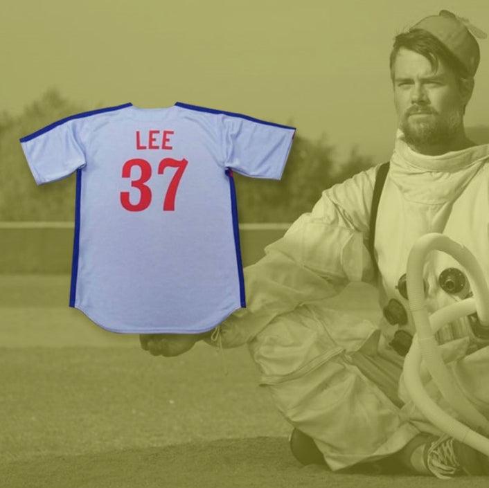 Personalizado Cualquier Nombre Número BILL LEE 37 PRO CARRERA AZUL CLARO JERSEY DE BÉISBOL SPACEMAN Cosido S-6XL