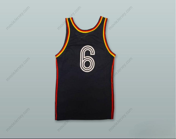 PERSONALIZAR Cualquier Nombre Número ALEMANIA 6 Camiseta Baloncesto Negra Cosida Tallas S-6XL