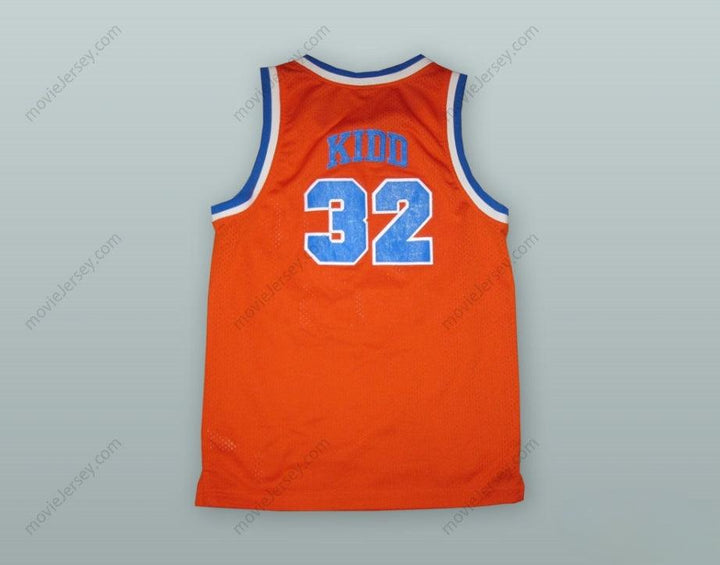 PERSONALIZA Cualquier Nombre Número JASON KIDD 32 PILOTS DE LA ESCUELA SECUNDARIA NOTRE DAME CAMISETA DE BALONCESTO NARANJA Parte Superior Cosida Tallas S-6XL