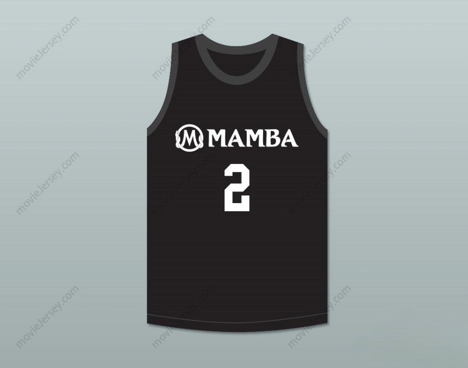 CUSTOM ANY Name Number GIANNA BRYANT 2 MAMBA BALLERS BLACK BASKETBALL JERSEY Top Stitched S-6XL