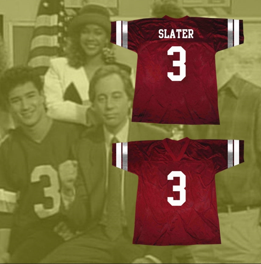 PERSONALIZA CUALQUIER Nombre BAYSIDE SALVADOS POR LA CAMPANA AC SLATER Camiseta de fútbol número 3 Cosida S-6XL