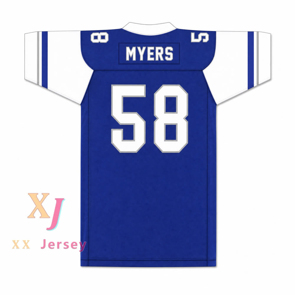 PERSONALIZADO Cualquier Nombre VIKINGS JOSH MYERS 58 Camiseta de fútbol de escuela secundaria Cosida S-6XL