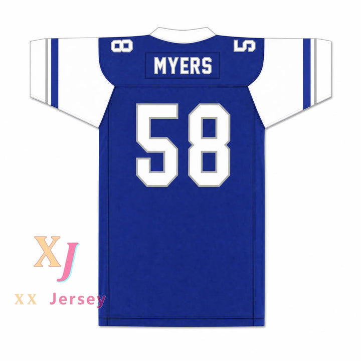 PERSONALIZADO Cualquier Nombre VIKINGS JOSH MYERS 58 Camiseta de fútbol de escuela secundaria Cosida S-6XL