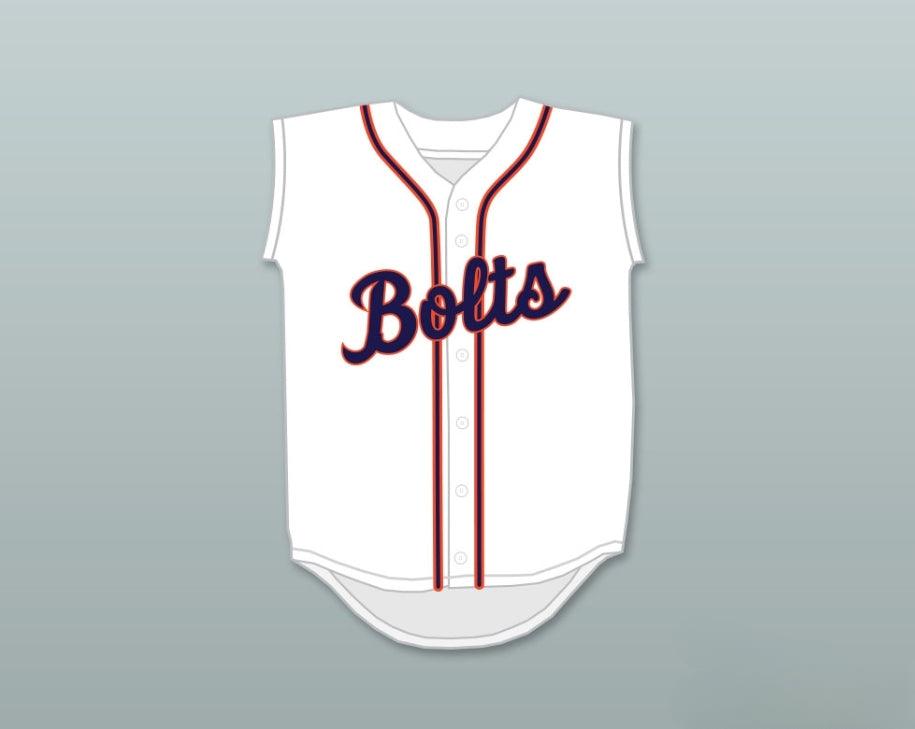 Custom Any Name Number MIKE TROUT 1  SENIOR HIGH SCHOOL THUNDERBOLTS WHITE BASEBALL JERSEY 2 Top Stitched S-6XL