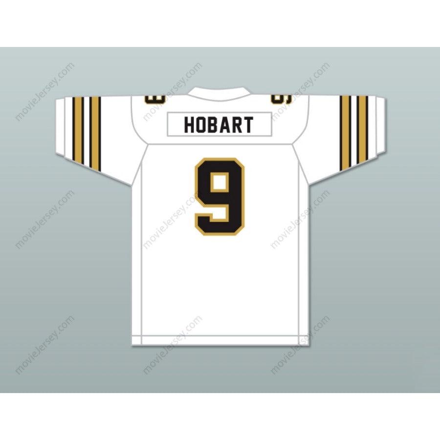 CAMISETA DE FÚTBOL AMERICANA PERSONALIZADA CON CUALQUIER Nombre Número 1984 USFL KEN HOBART 9 DENVER GOLD VISITANTE Cosida Tallas S-6XL